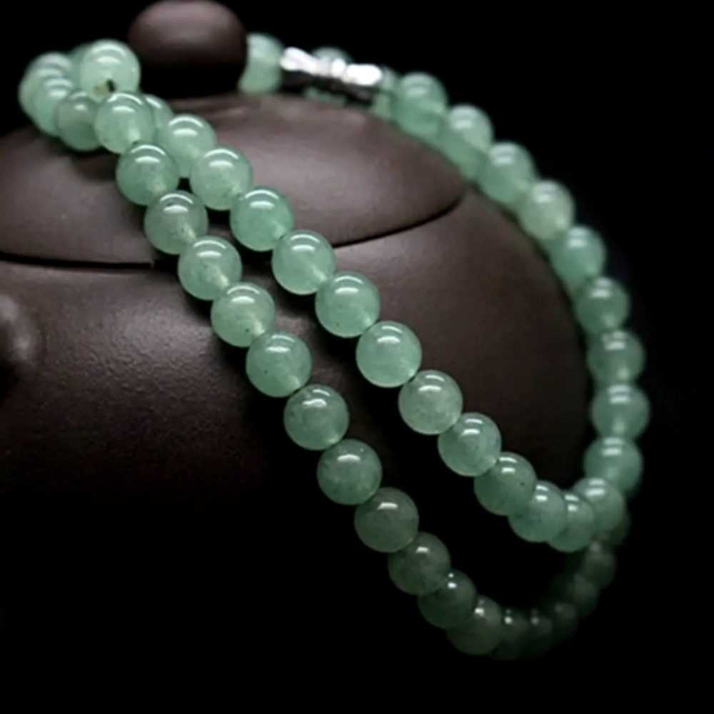 Aventurine Necklace & Bracelet Set - Picture 2 of 3
